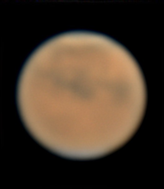 Mars through the telescope