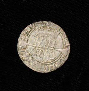 Silver Irish groat, donated to the Otago Museum by Willi Fels