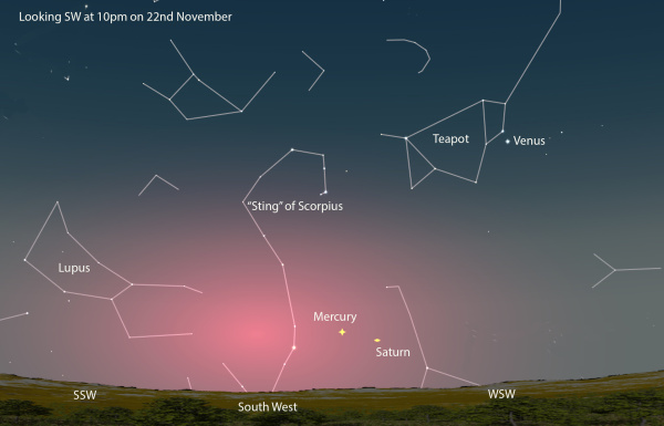 16th nov skychart